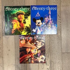 Disney Twenty-Three Magazine Trio Spring Summer & Fall 2021